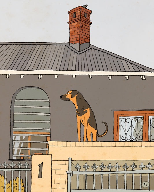 Daily Drawing - Dog View