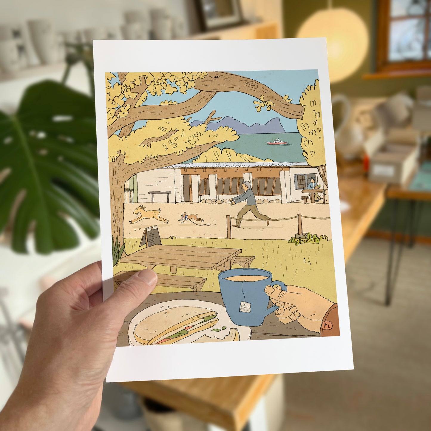 Daily Drawing - Barefoot Cafe