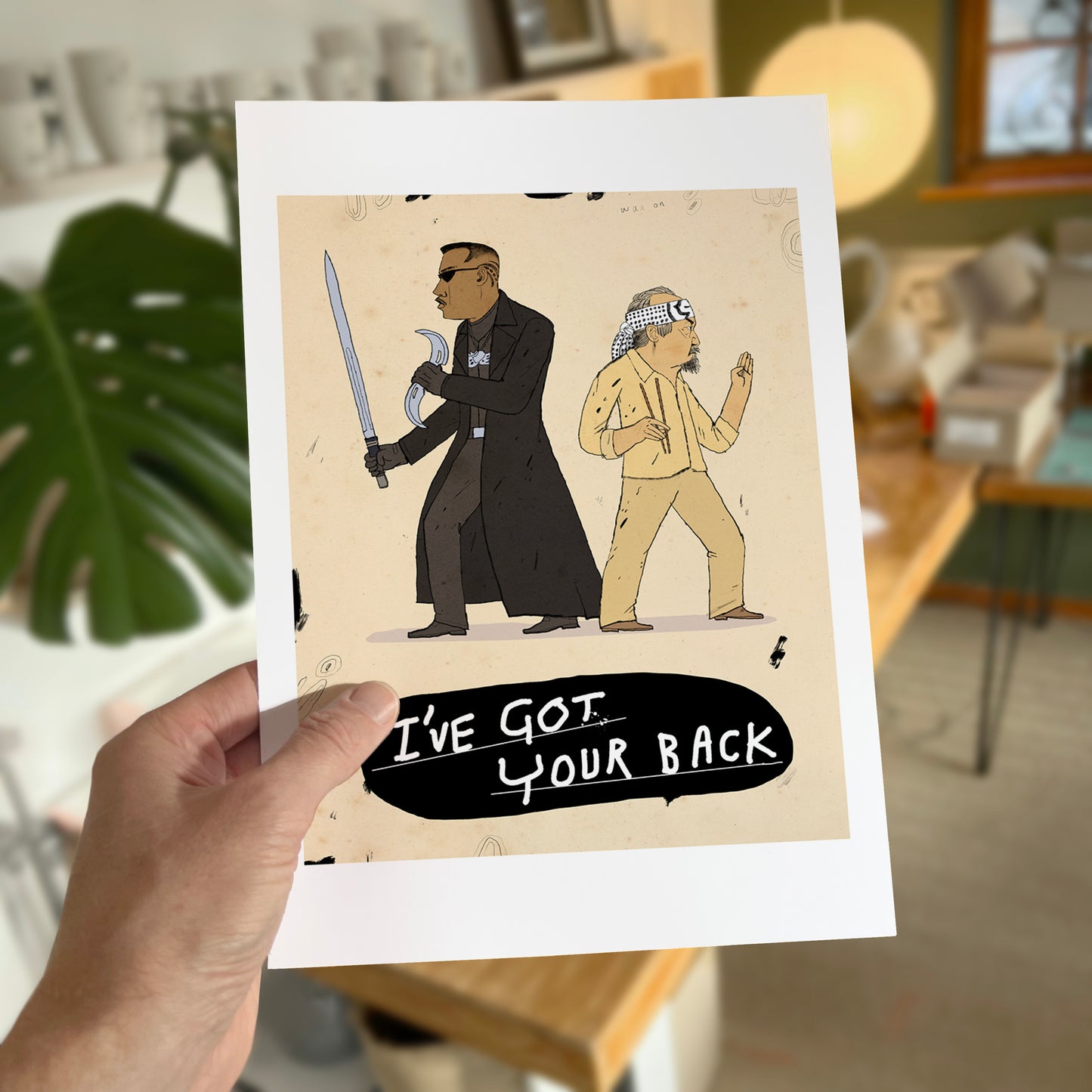 I got your back! Blade and Mr Miyagi