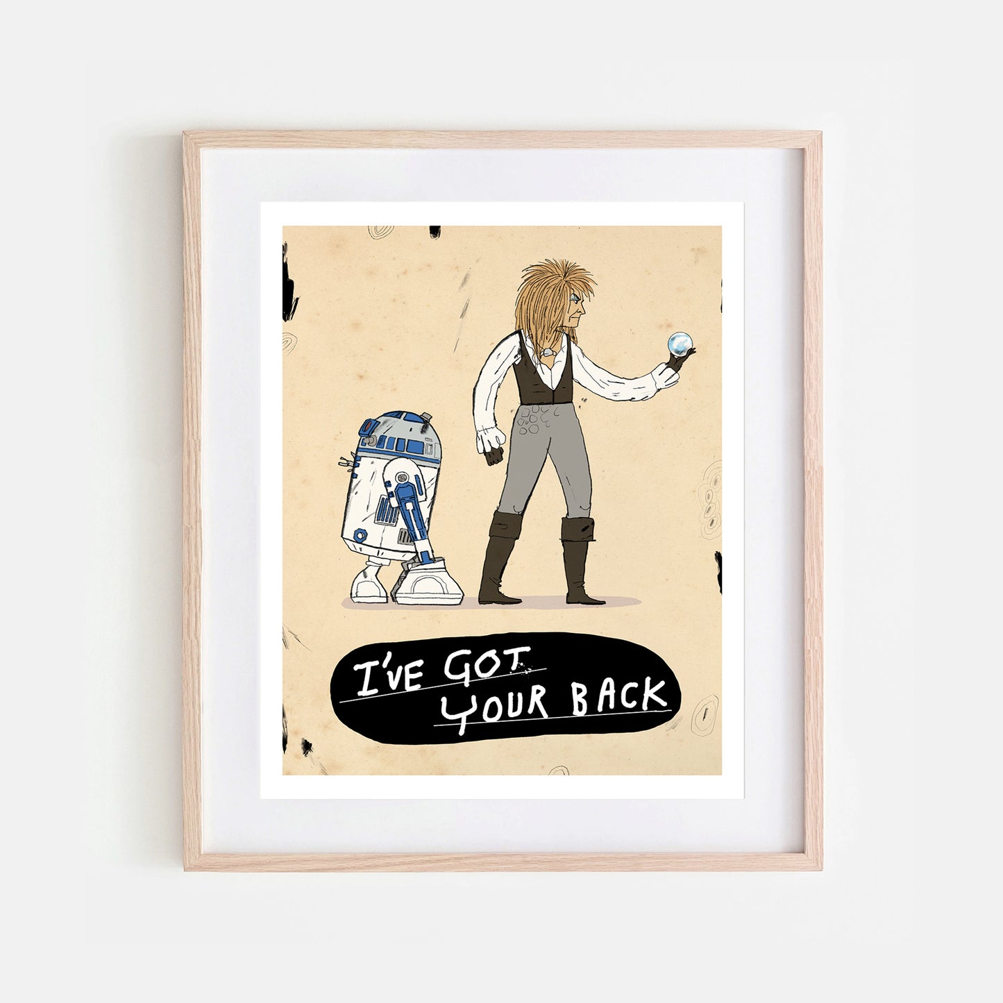 I got your back! R2D2 and The Goblin King