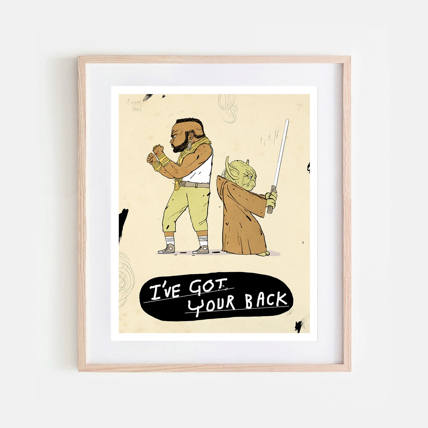 I got your back! BA Baracus and Yoda