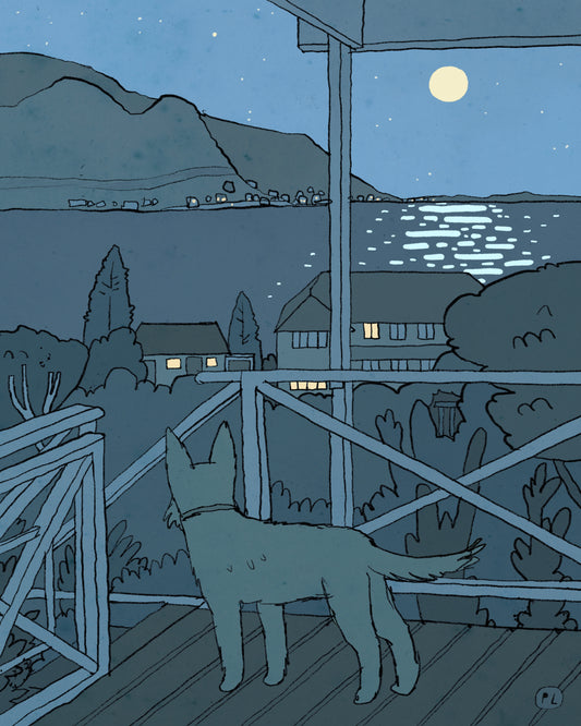 Daily Drawing - Fish Hoek Moon