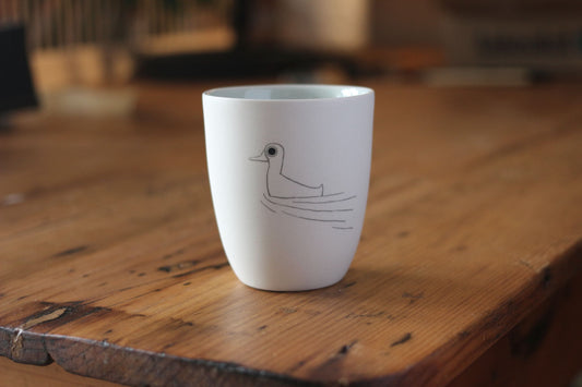 Ceramic Cup - Duck Ripples