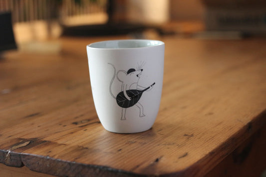 Ceramic Cup - Mouse Guitar