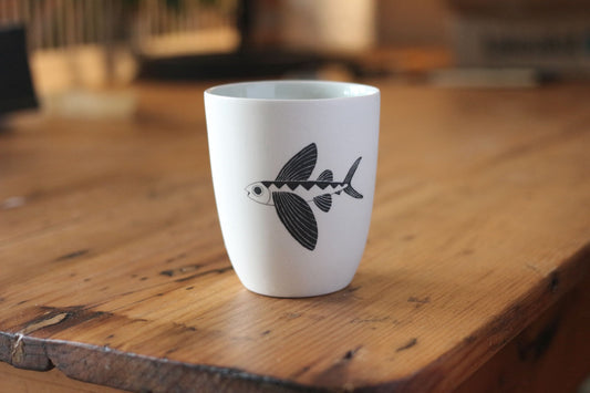 Ceramic Cup - Flying Fish