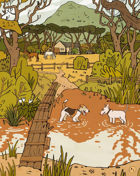 Daily Drawing - Noordhoek Common