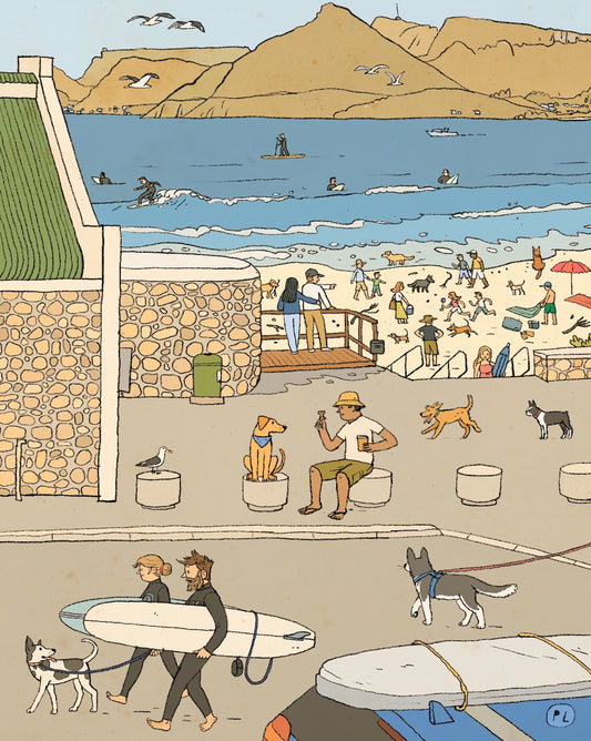 Daily Drawing - Kommetjie Long Beach