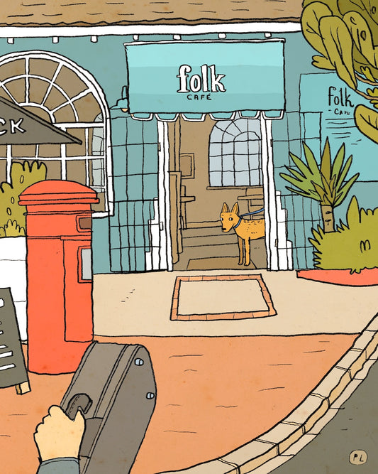 Daily Drawing - Folk Cafe