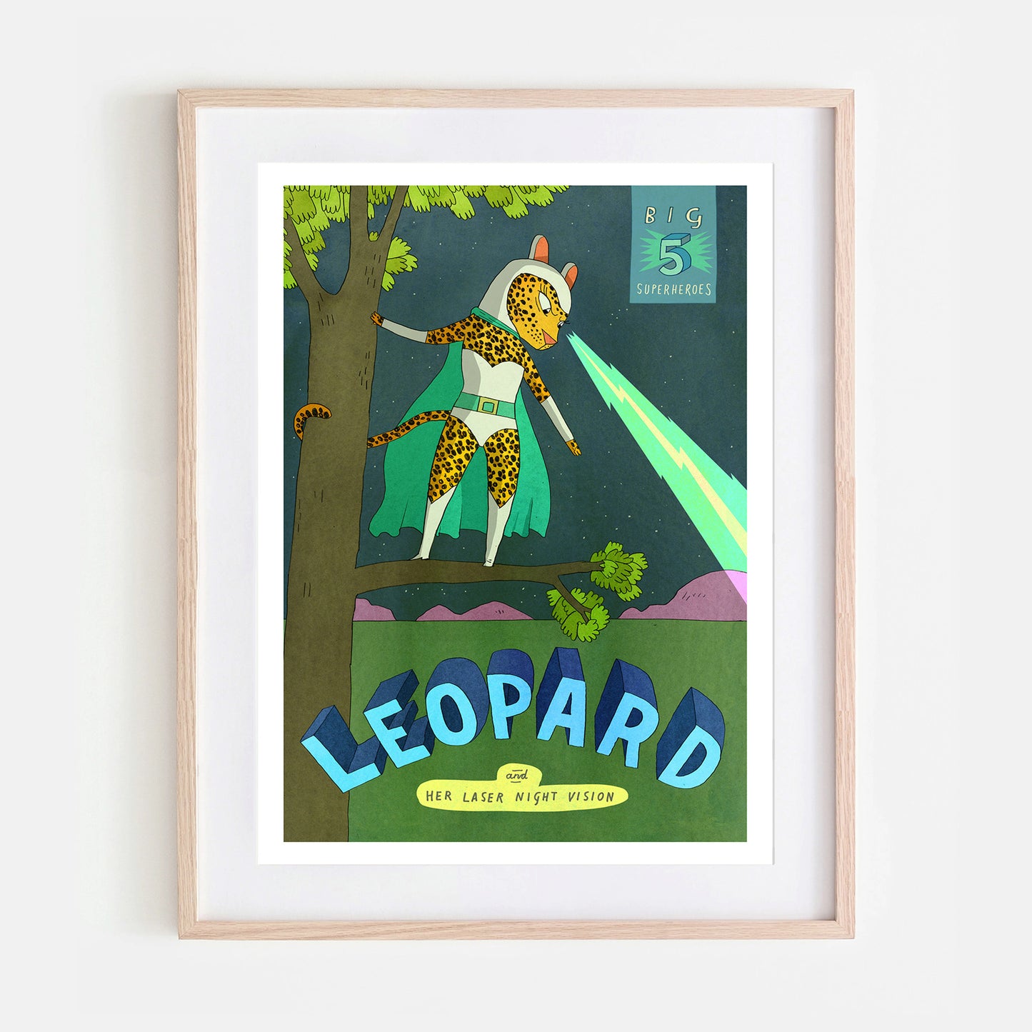 Big Five Superheroes, Leopard