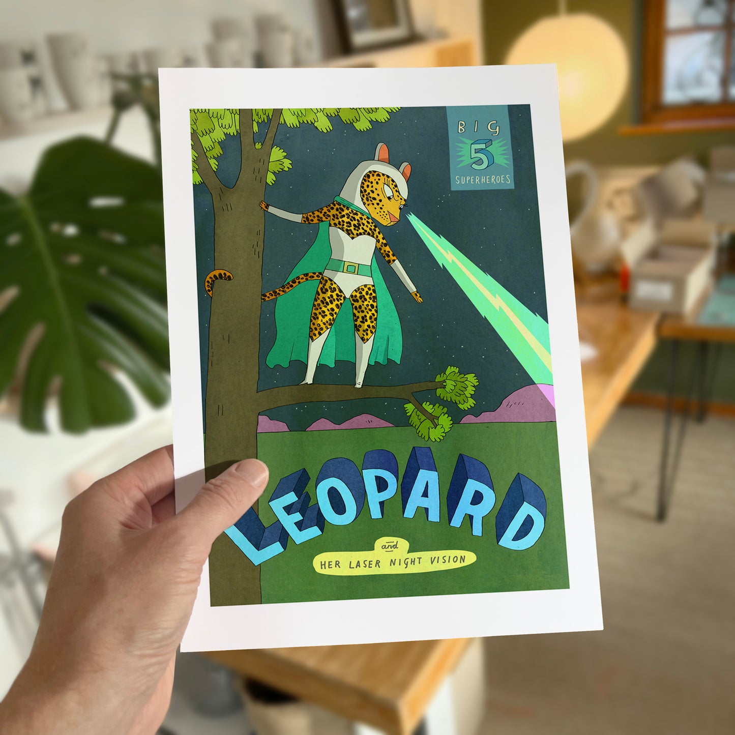 Big Five Superheroes, Leopard