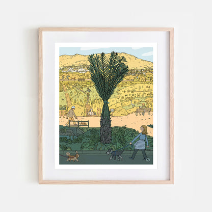 Daily Drawing - Clovelly Palm Tree
