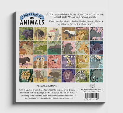 South African Animals Colouring Book
