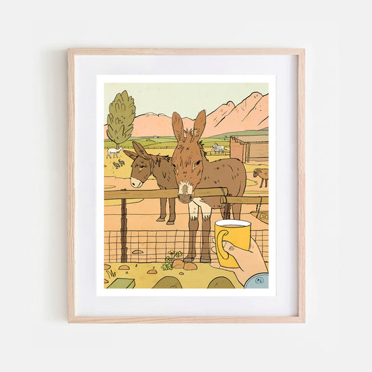 Daily Drawing - Donkeys