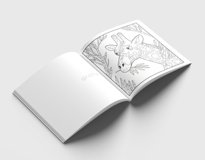 South African Animals Colouring Book