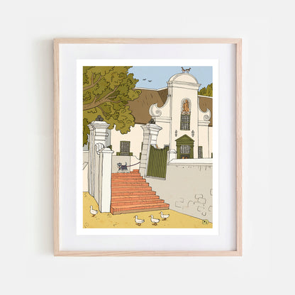 Daily Drawing - Groot Constantia Ducks