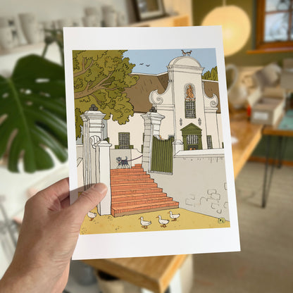 Daily Drawing - Groot Constantia Ducks