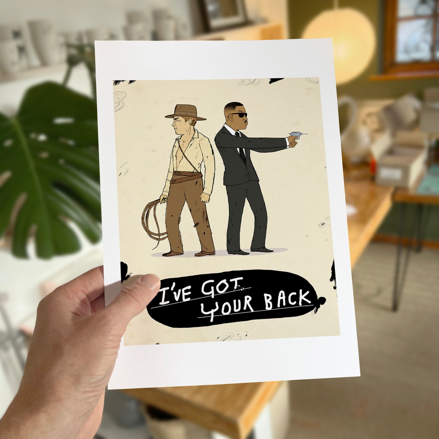 I got your back! Indiana Jones and Agent J