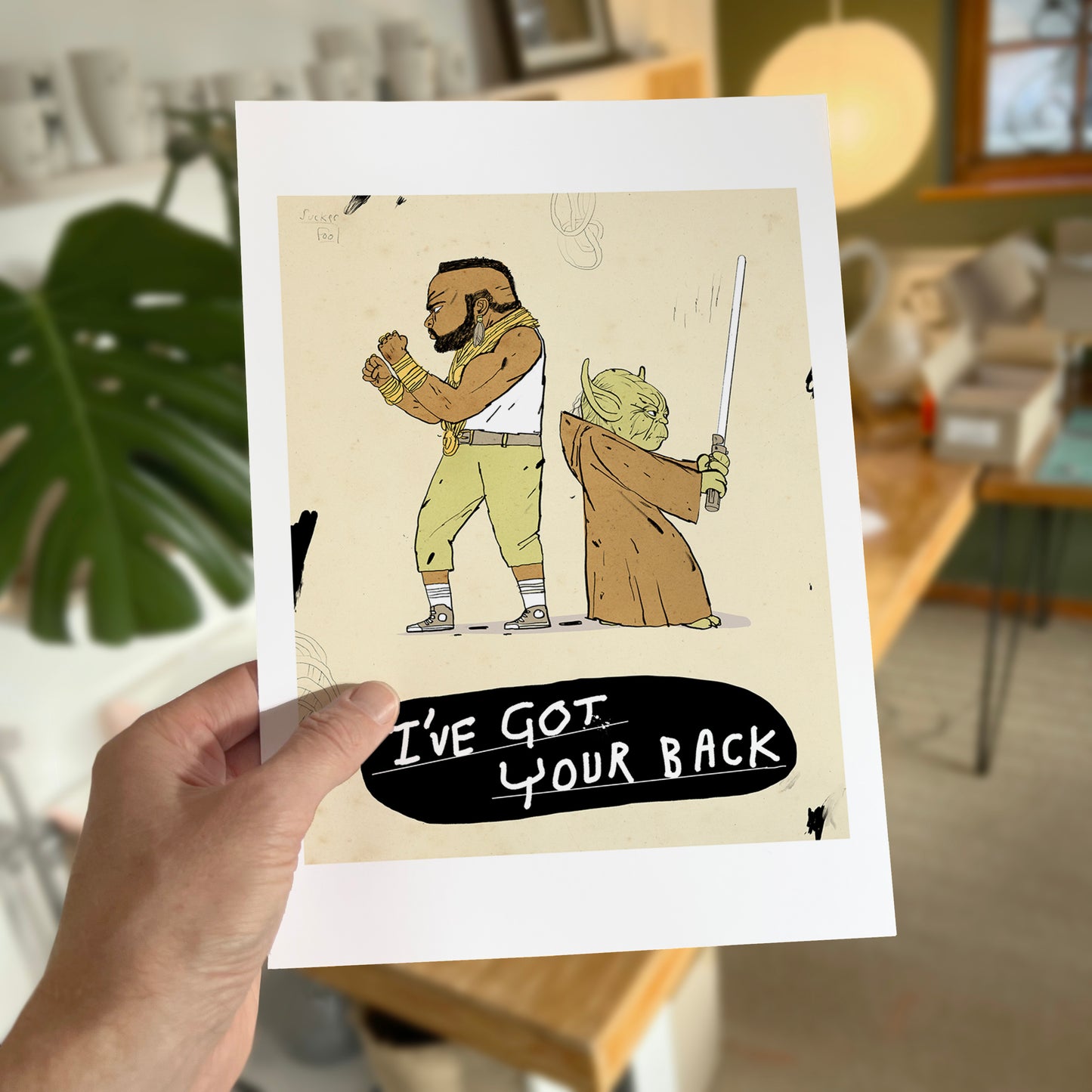 I got your back! BA Baracus and Yoda