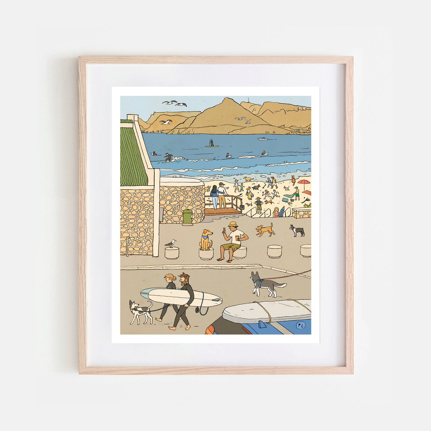 Daily Drawing - Kommetjie Long Beach