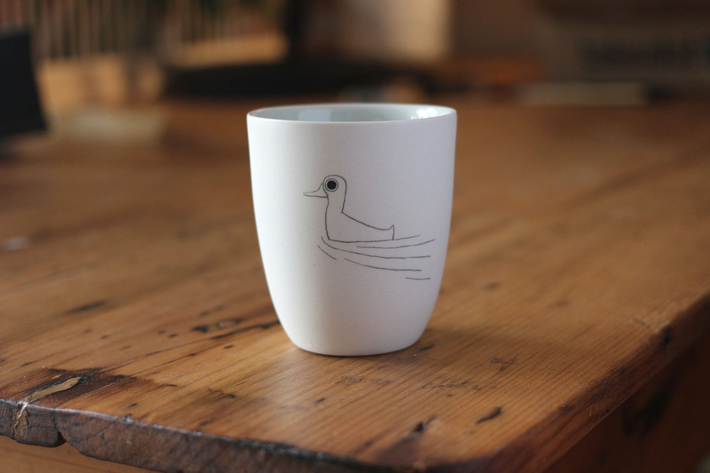 Ceramic Cup - Duck Ripples