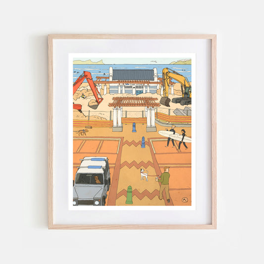 Daily Drawing - Muizenberg Diggers