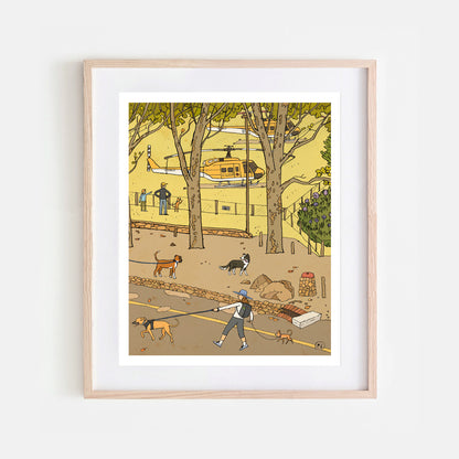 Daily Drawing - Newlands Forest Helicopters