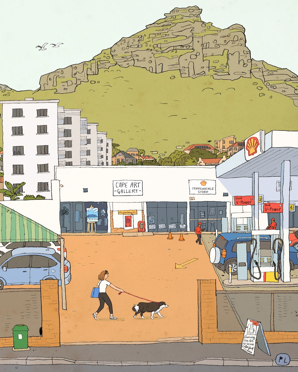 Daily Drawing - Muizenberg Garage Art