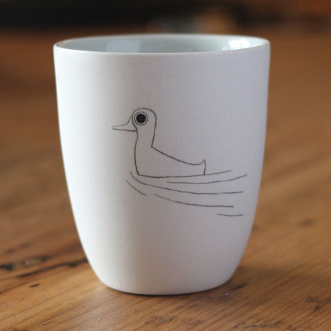 Ceramic Cup - Duck Ripples