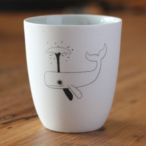 Ceramic Cup - Whale Spout