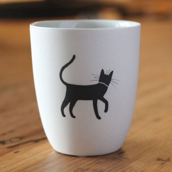 Ceramic Cup - Black Cat