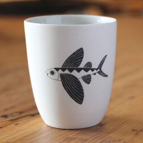 Ceramic Cup - Flying Fish