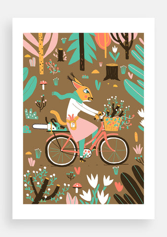 Cycling Caracal