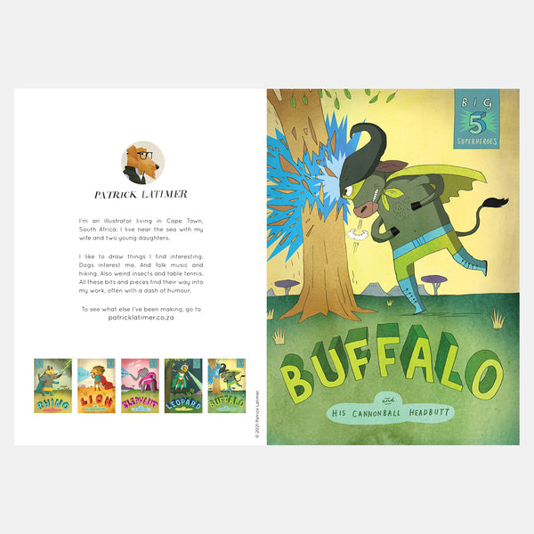 Big Five Superhero Card - Buffalo