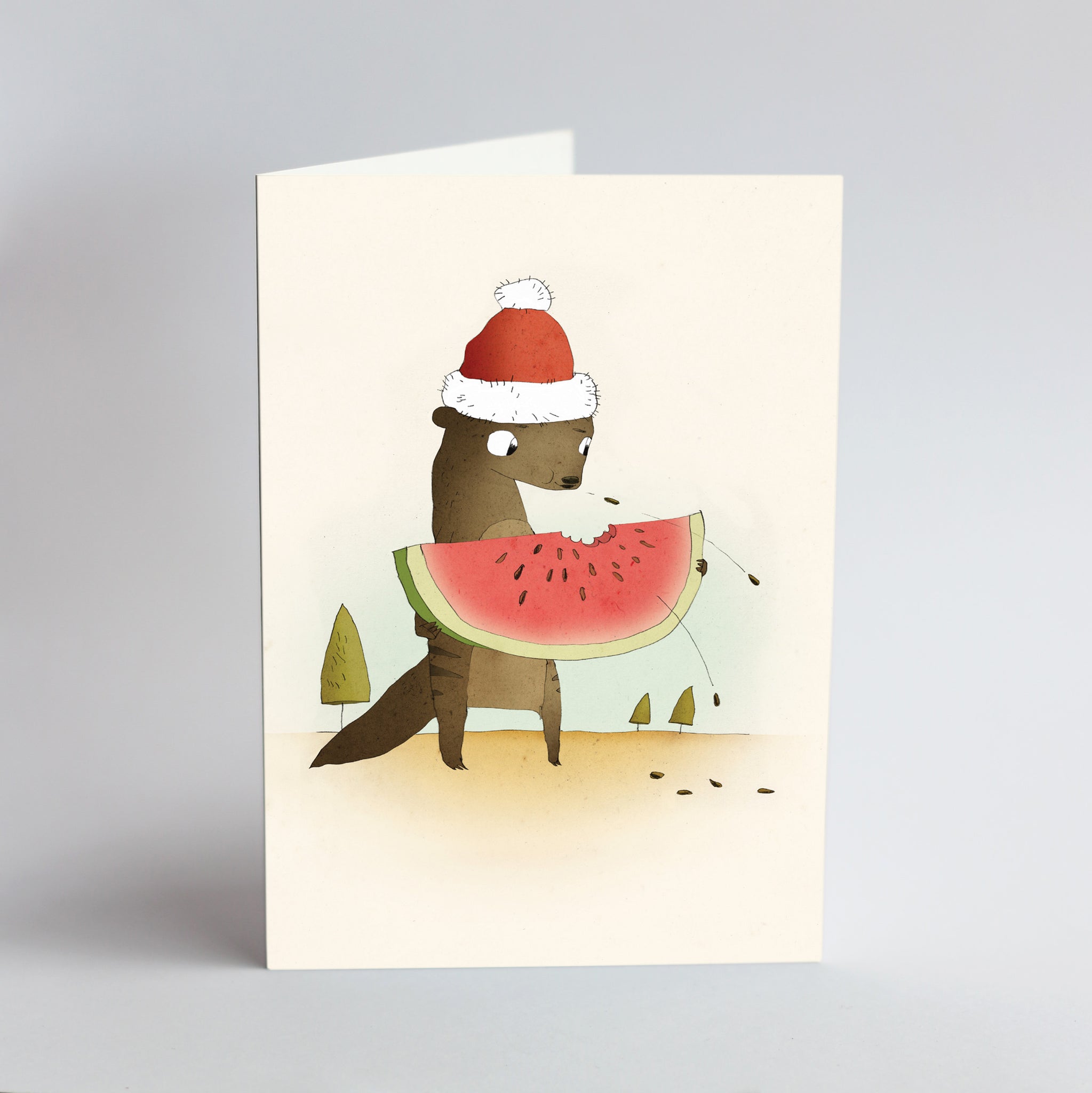 Christmas Mongoose - Card