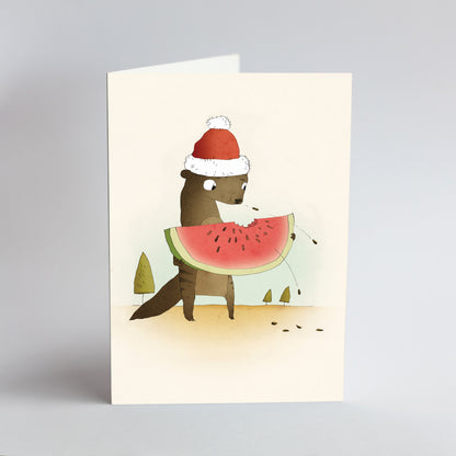 Christmas Animal Cards -  Set of Four
