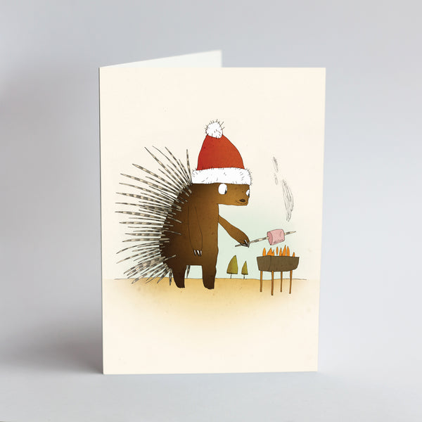 Christmas Animal Cards -  Set of Four