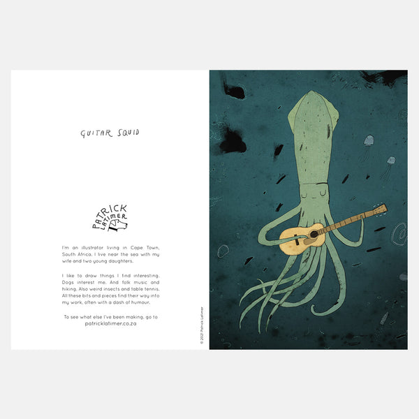 Guitar Squid - Card