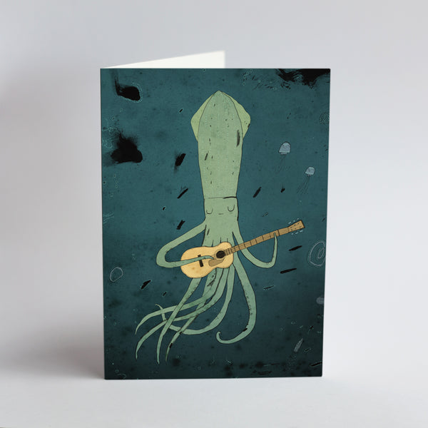 Guitar Squid - Card