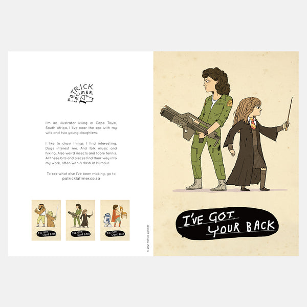 I've got your back - Hermione-Ripley - Card