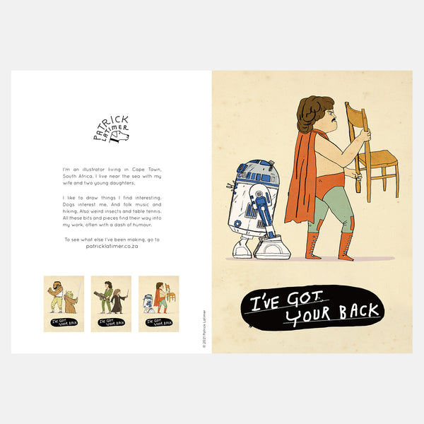 I've got your back - Nacho-R2D2 - Card