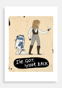 I got your back! R2D2 and The Goblin King