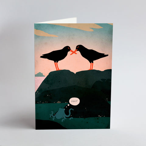 Oyster Catcher PDA - Card