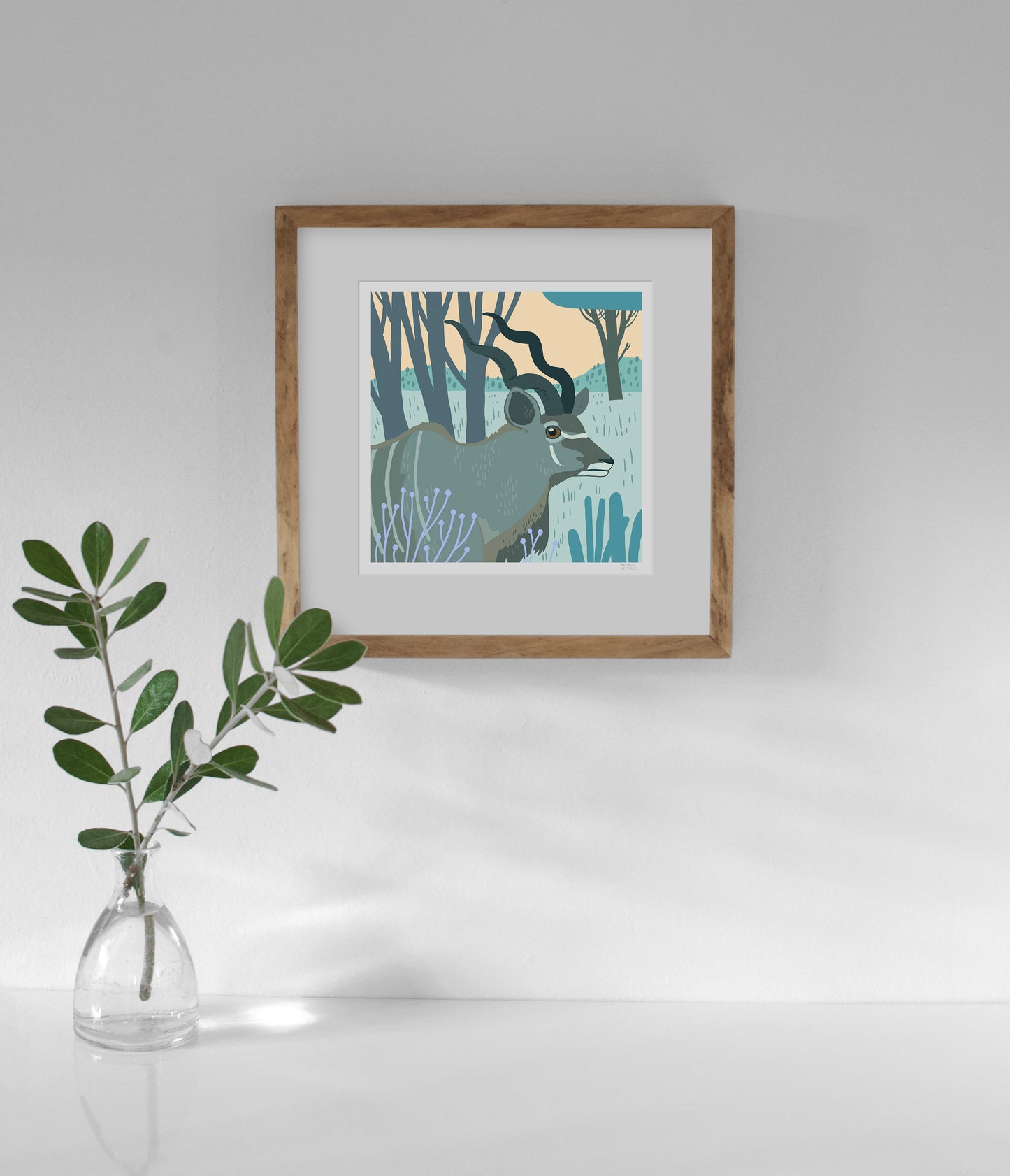 South African Animals (square) Kudu